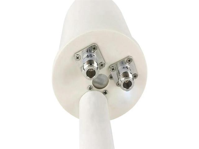 2X32dbi 5G Mimo Antenna Feed 1700-4000Mhz 2G 3G 4G 5G LTE Outdoor Antenna Feed External Antenna White 1Set