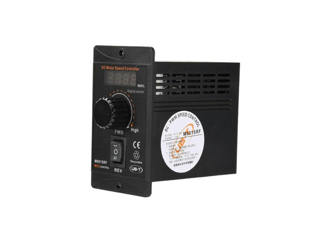 DC12-60V 15A Digital Display PWM Motor Speed Controller 20kHz High Power DC Motor Governor Forward Reverse Electronic Regulator