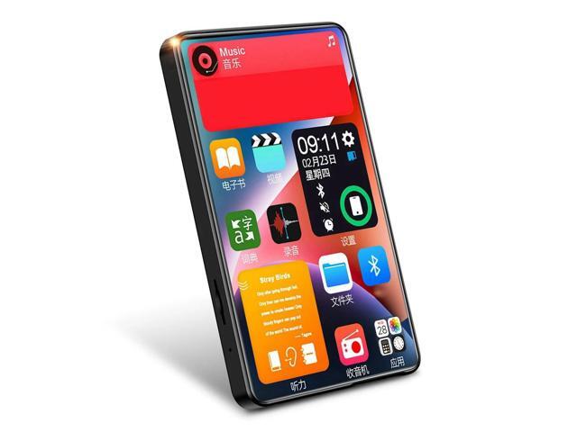 4 Inch MP3 Player Bluetooth Music Player Built-In Speaker 16G Full Screen MP4 Video Playback With FM Radio Recording