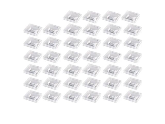 Dustproof Protector Transparent Clear USB Flash Drive Boxes 40Pcs Case For Memory Drives USB Sticks Packaging