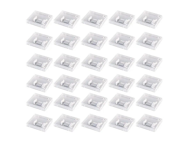 USB Flash Drive Boxes Protector Transparent Clear Dustproof Case 30Pcs For Memory Drives USB Stick Protection Packa