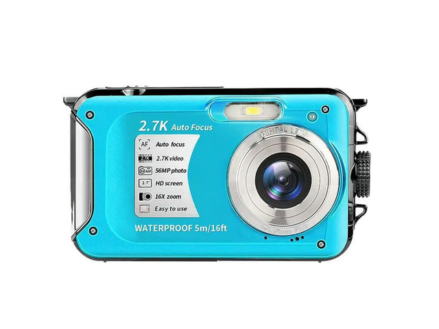 Underwater Camera 5M/16FT Waterproof Camera Shockproof For Swimming Underwater Digital Camera