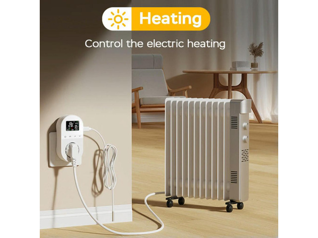 Thermostat Socket Digital 16A Temperature Controller with Sensor Timer Function Voice Control Alexa Google Home