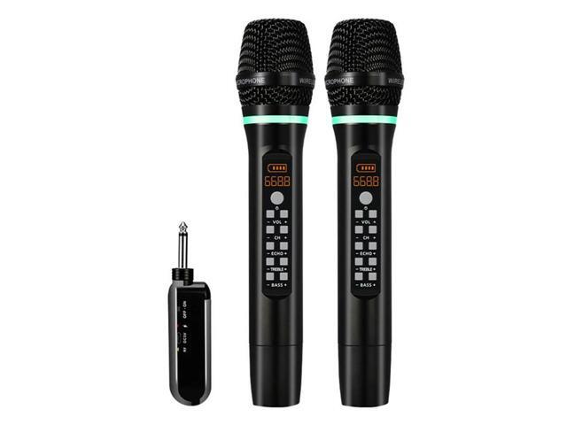 UHF Microphone Handheld Bluetooth Karaoke Microphone Recording Studio Home Party Singing For Car Speaker Easy Install