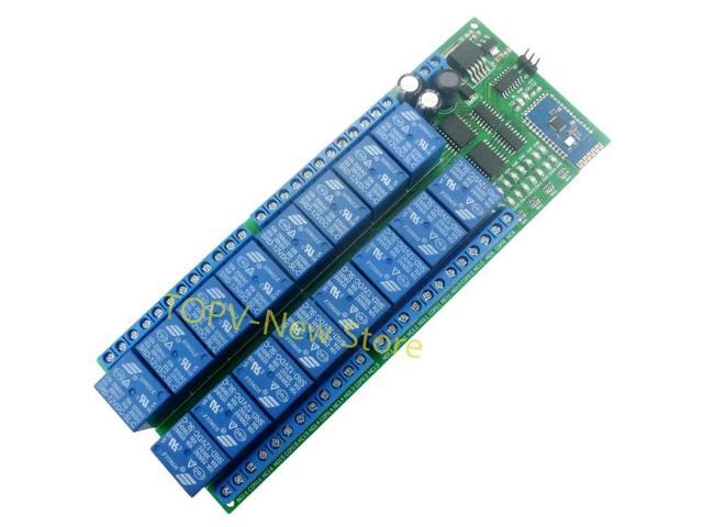 16 Channel Android Phone Bluetooth-compatible Control Relay Module 2.4G Controller for Home LED Lighting System