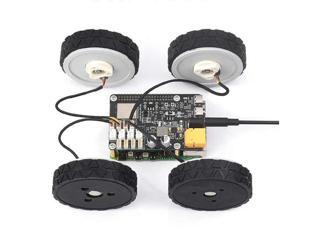 ESP32 DDSM Motor Driver Board HAT Type-C Interface for Direct Drive Servo Hub Motors for Raspberry Pi