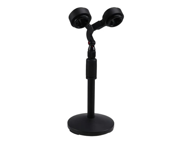 Dual Microphone Stand Kit For SM57 Universal Twin Support Shock Mount Presidential Microphone Installation