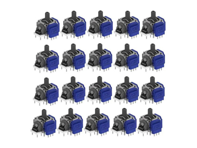 For PS5 Controller Replacement Electromagnetic Joystick- TMR Sensor Sticks 50PCS Anti-Drift 3D Analog Rocke