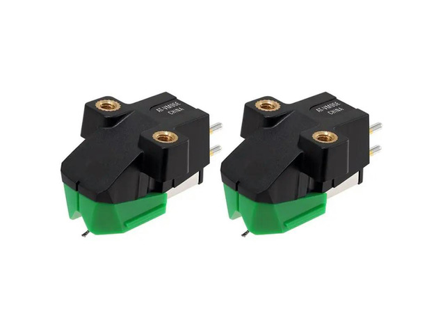 Dual Moving Magnet Turntable Cartridge Replacement AT-VM95E 2PCS Stereo Stylus Components