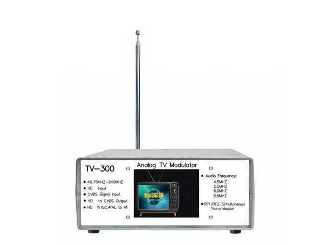 EU Plug Analog Video Converter TV300:2-Channel Analog TV Audio/Video Transmitter