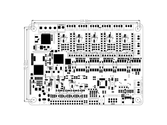 32bit Grbl Offline Control Board 40000mm/min Speed 4 Axis Control Board Support Laser 300/500W Spindle for CNC Engraving Machine