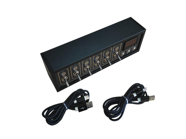 Block USB Switch Independent Control Button Switch Retro Gold Plating Super Voice Control System Table Setting Decoration