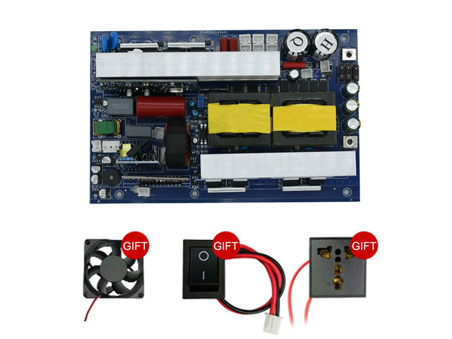 Pure Sine Wave Inverter Motherboard 50Hz 12V Input to 220V Output 800W Inverter Module Overload/Short-circuit Protection