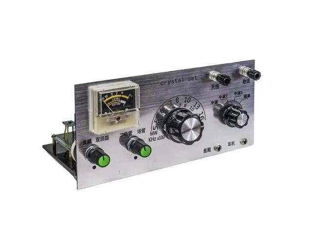 Ore Radio Receiver-DIY Shortwave Crystal Radio Kit For Education, Hobbyist Electronics Experiment With Tuning Coil Included