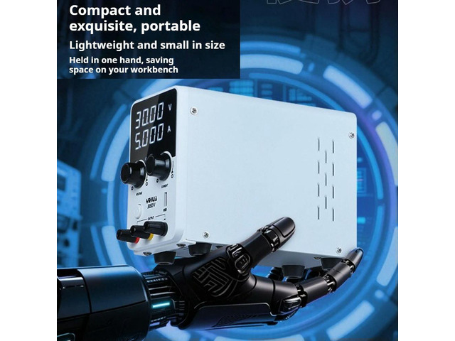 High-precision DC Regulated Power Supply 30V 5A Temperature-Controlled USB Fast Charging/Multiple Protection Power Supply