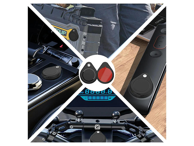 For Airtag Holder Full Protective Tag Case with 3M Adhesive Sticker Case for AirTag Stick On Mount for Bike Car