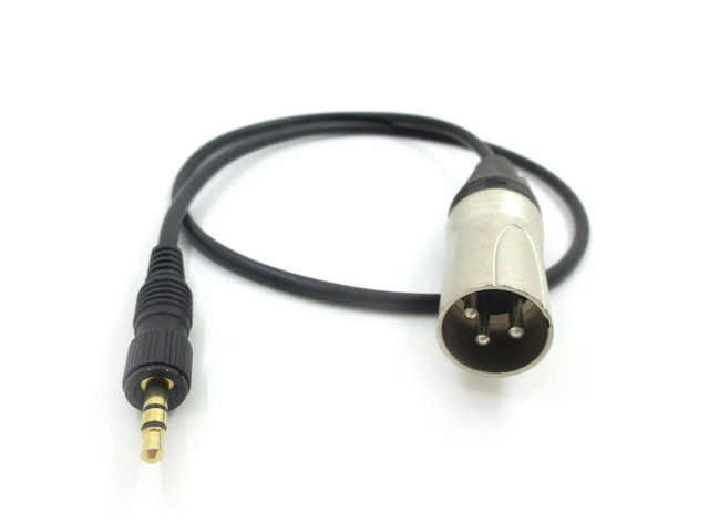 3.5mm Audio Cable Cord Stereo Audio Plug XLR 3 Pin for UWP D11 D21 P03B Microphone Sound Recording