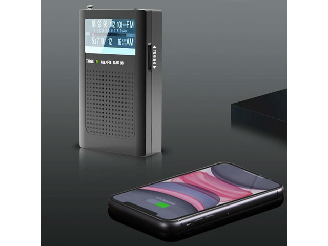 Pocket Radios Operated AM FM Radio with Loud Speaker for Elderly Gifts