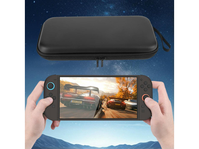 PU Carrying Case for Switch 2 Bag Anti-scratch Game Conslole Case with 10 Game Cards Holder Games Accessories