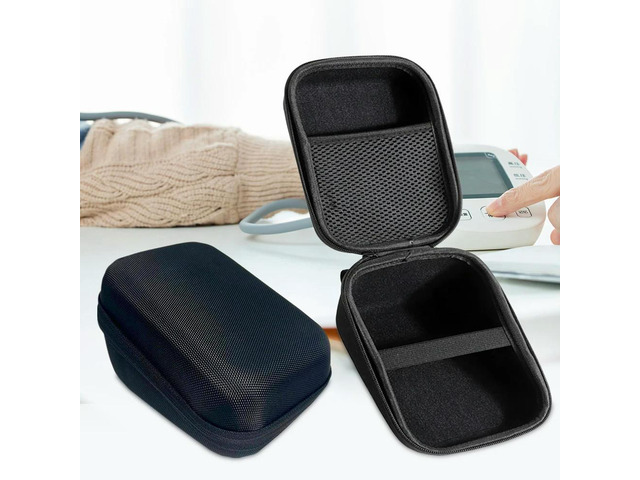 Hard Case Travel Bag Shockproof Hard Shell Carrying Case Upper Arm Blood Pressure Monitor Case for Omron Yuwell