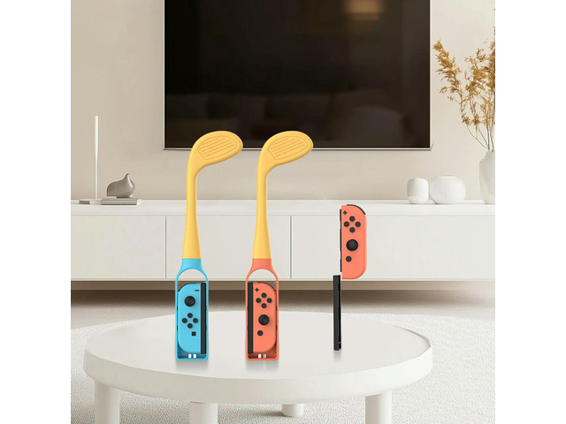 Golf Culb for Switch 2 Joy-Con Controller Handle Grip Lightweight Controller Grip Holder Handle Stand Compatible for Switch/OLED
