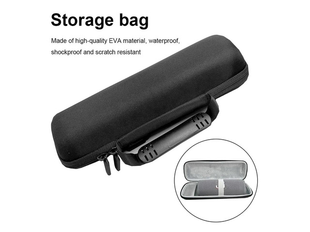 Hard EVA Travel Bags Detachable Shoulder Strap Carry Box Speaker Bag Cover for JBL FLIP 6/ FLIP 5 for JBL Flip 4/ Flip 3
