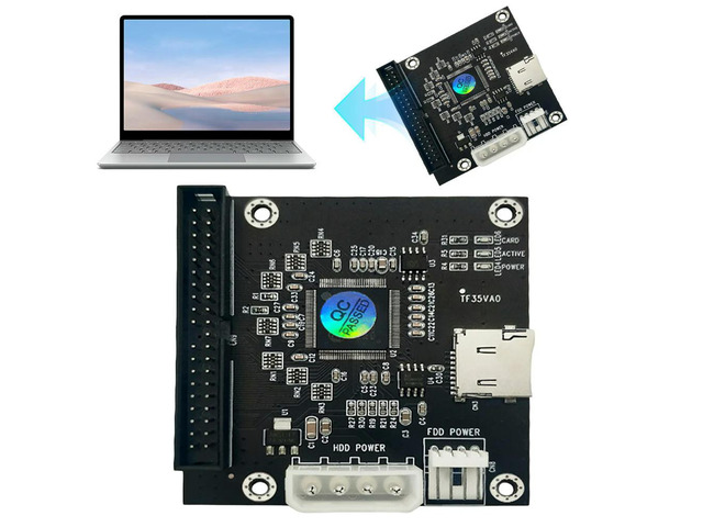 TF To 3.5-inch IDE 40PIN Adapter Card TF Card To IDE 40Pin 3.5inch Male Adapter for Laptop Notebook