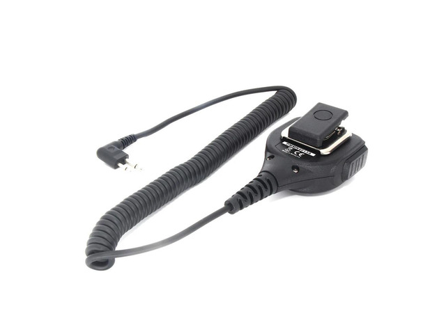 PMMN4013A Speaker Mic Weatherproof Remote Speaker Microphone 2-Pin Shoulder Walkie Talkie Parts Accessories for Radio