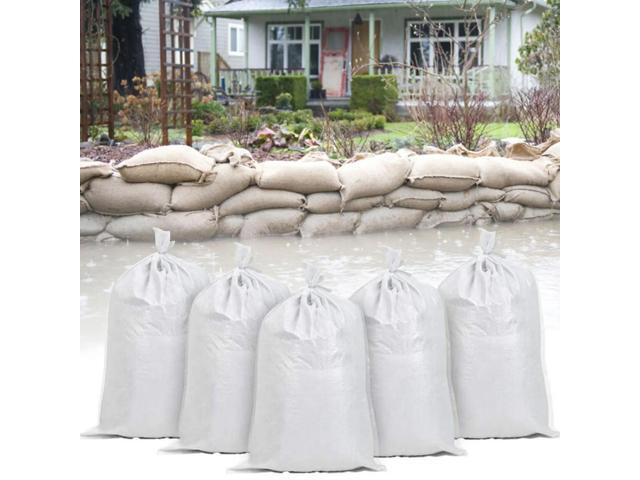 Empty Poly Sandbags Heavy Duty Sand bags for Flooding Flood Water Barrier 10pcs