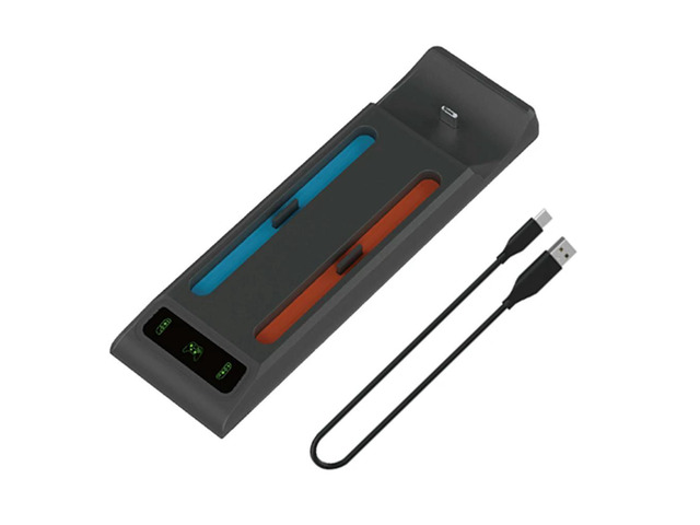 2 IN 1 Magnetic Charging Stand Handle Charging Base for Switch 2 PRO LED Indicators Gamepad Charging Station for NS2 PRO Joy-Con