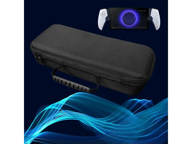 EVA Hard Carrying Case Shockproof Protective Bag Anti-drop with Mesh Pocket for PS5 Portal Gaming Accessories