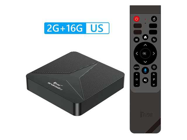 Android 14 TV Box 6 2.4G/5G BT5.0 Media Player 8K Set Top Box with Remote RK3518 Quad Core 2G 16G Android Box