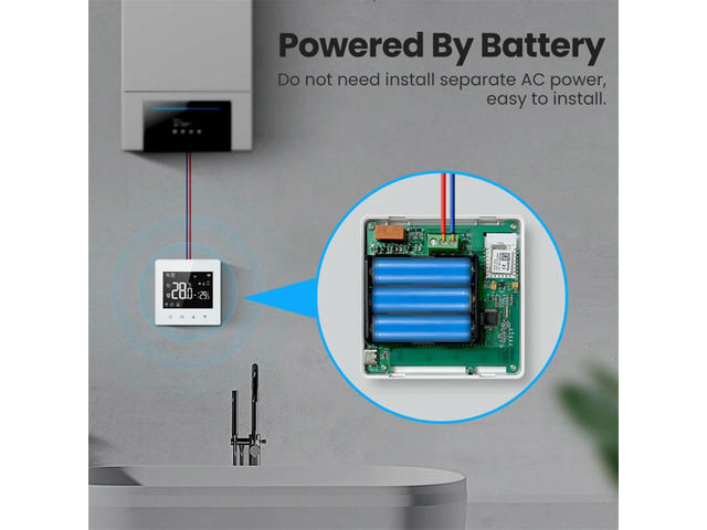 Water Gas Boiler Temperature Controller Work with Alexa Google Home Yandex Home Thermostat