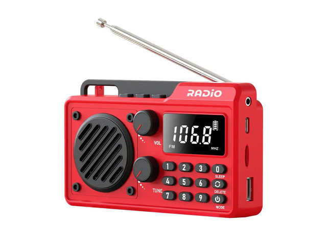 AM FM Radio BT Speaker Operated Radio Support TF Card U Disk Earphone Sleep Timer Gifts for Seniors Elderly