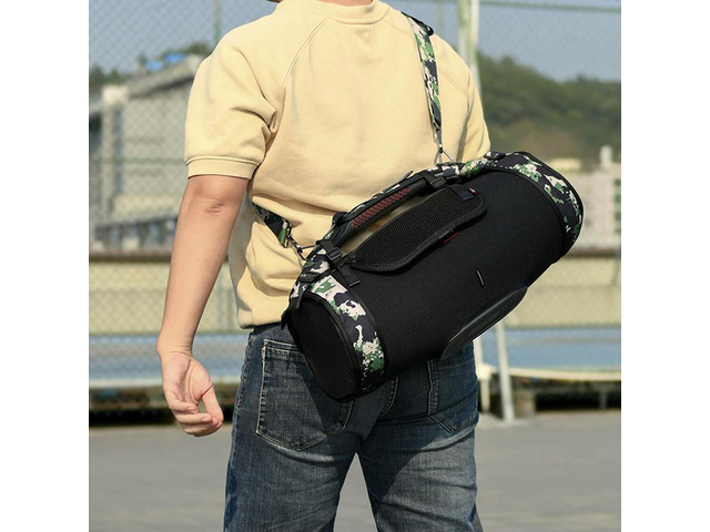 Speaker Carrying Case Accessories Mesh Bag Carrying Bags Shockproof Adjustable for JBL BOOMBOX 3/2/1 Generation