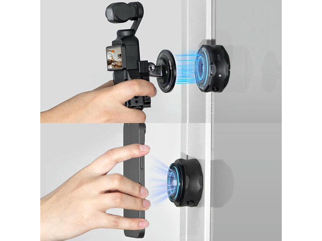 Strong Suction Camera Adapter Clamp Rust Proof Electric Suction Cup Holder Wear Resist for Sports Camera Expansion Accessories