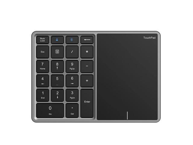 Mini Numeric Keyboard 2.4G Bluetooth-Compatible Numeric Pad Financial Accounting Number Keyboard for Laptop Accounting