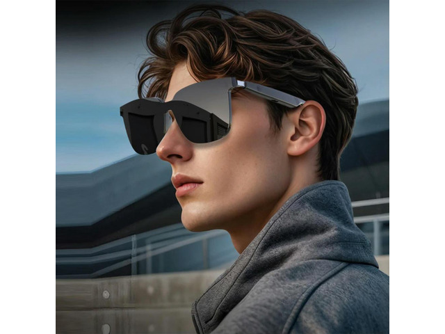 AI Translate Eyeglasses Anti-Blue Light Magnetic Frame Sports Sun Glasses Polarized Lens Glasses for Office