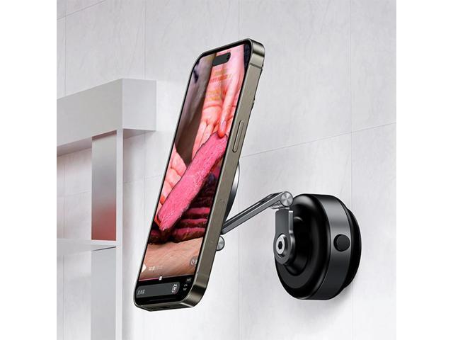 For Magsafe Mobile Phone Holder 360° Rotatable Folding Electric Vacuum Swivel Stand for 16/15/14/13/12 Plus Pro Max Mini