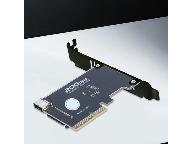 PCIE To Type-E Expansion Card USB 3.2 GEN2 20Gb Riser Board Expansion Card Riser Converter for Desktop PC Front Panel TYPE C
