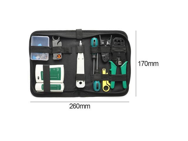14Pcs/Set Network Ethernet Cable Tester RJ11 RJ45 RJ12 Cable Tester Plier LAN Network Repair Tool