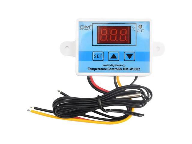 W3002 110V 220V LED Digital Temperature Controller Thermostat Thermoregulator Sensor Meter Fridge Water Heating Cooling
