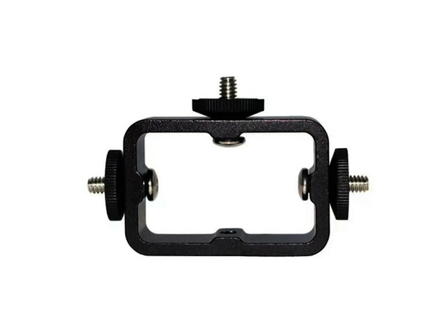 Holder Flash Bracket Adapter Bracket for Live Broadcast Selfie Camera Phones 1/4 Hole l Three-Position Machine