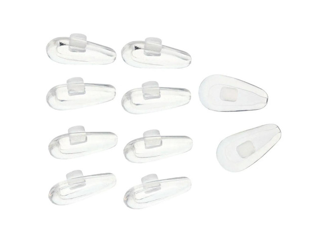 10Pairs Nose Pad Silicone Eyeglass Nose Pads Anti Slip Soft Flexible for Glasses Frames Comfortable Anti Irritation