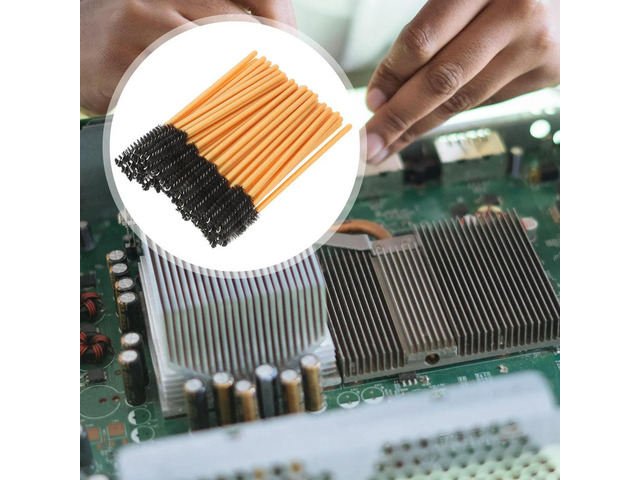 50Pcs Headphone Hole Cleaner Professional Electronic Devices Cleaning Brush for Earphone Cases Mobile Phones Laptops Speakers
