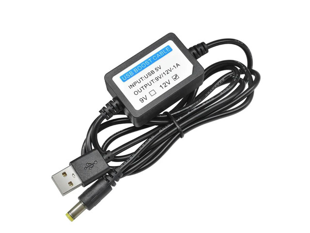 USB Charge Power Boost Cable DC 5V to 12V 1A Step UP Converter Adapter USB Cable with Boost Component