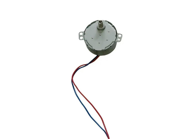 1Pcs 49TYJ 220V 4W Claw Pole Permanent Magnet Flat Port Synchronous Motor For Shaking Head Fan Motor Parts Electric Fan Motor