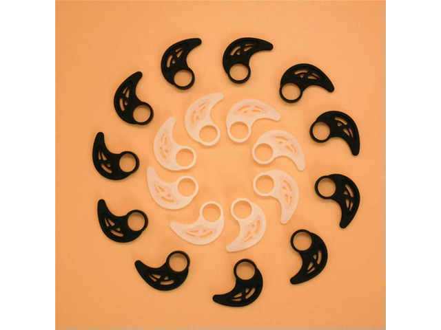 10Pairs Silicone Earphone Hook Earhook Clip Easy Install Anti-Lost Sports Earbud Protective Ear Hooks Earphone Clip Hook