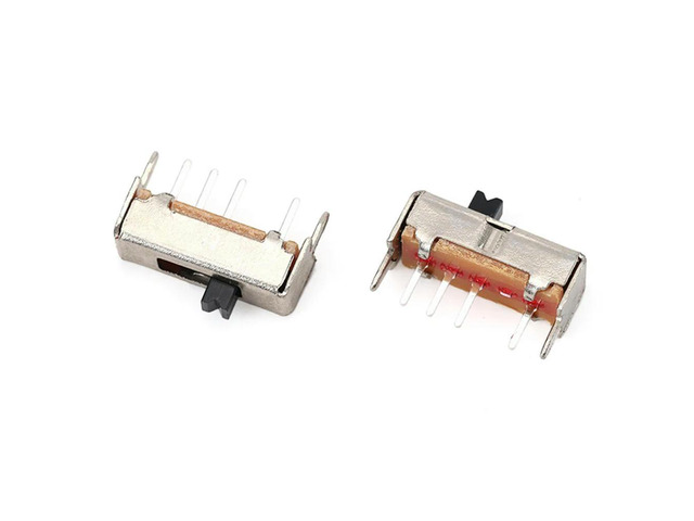 10Pcs SS13D07VG2 4 PINS 3 Position 1P3T Toggle S Double Vertical Sliding S Handle Length 2MM Bracket