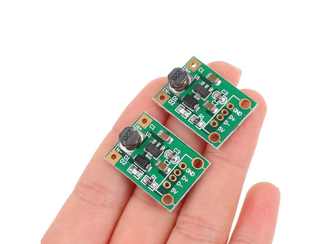 5V DC DC Converter Step Up Power Supply DC-DC Booster Boost Buck Converter Board Step-Up 500MA Voltage Regulator 0.9V-5V to 5V